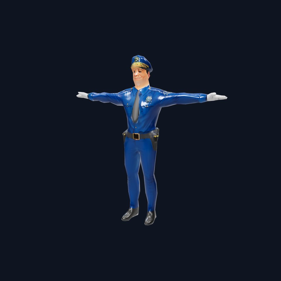 Police Officer Character Model Pack